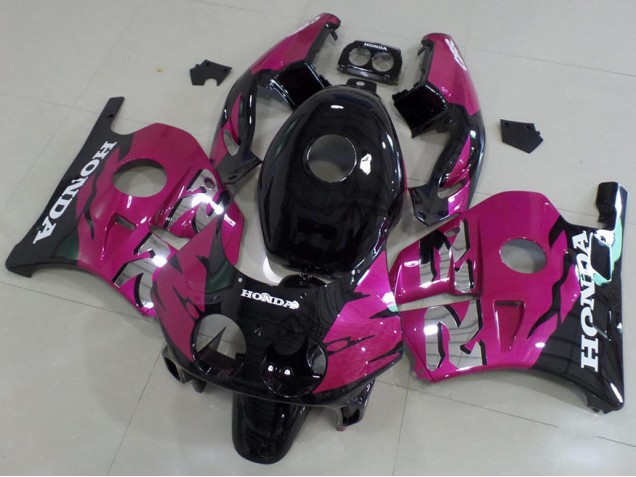 Cheap 1991-1998 Pink Black Honda CBR250RR MC22 Motor Fairings Cheap 1991-1998 Pink Black Honda CBR250RR MC22 Motor Fairings