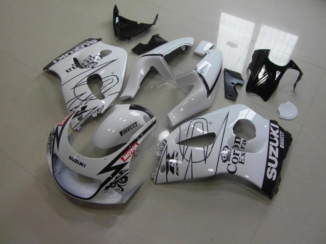 Cheap 1996-2000 White Corona Suzuki GSXR 600 Motor Fairings Cheap 1996-2000 White Corona Suzuki GSXR 600 Motor Fairings