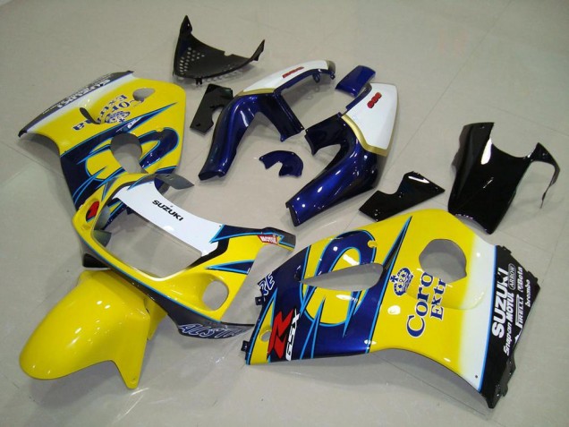 Cheap 1996-2000 Yellow Corona Suzuki GSXR 600 Motorcycle Fairings Cheap 1996-2000 Yellow Corona Suzuki GSXR 600 Motorcycle Fairings