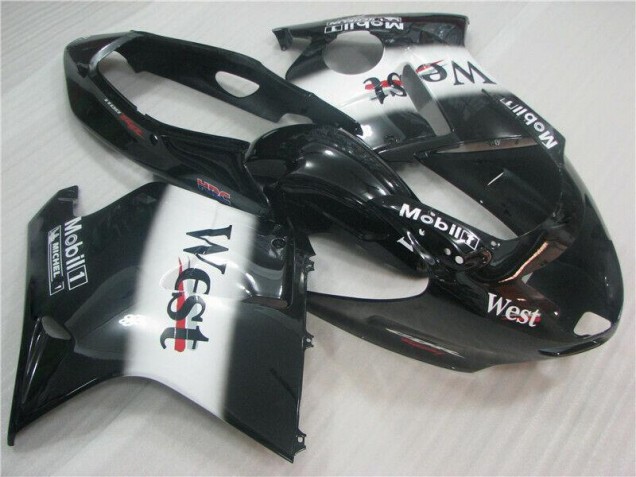 Cheap 1996-2007 Black White West Honda CBR1100XX Motorcycle Fairing Kit Cheap 1996-2007 Black White West Honda CBR1100XX Motorcycle Fairing Kit