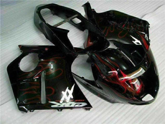 Cheap 1996-2007 Red Flame Honda CBR1100XX Motorcycle Bodywork Cheap 1996-2007 Red Flame Honda CBR1100XX Motorcycle Bodywork