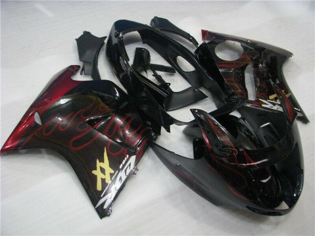 Cheap 1996-2007 Red Flame Honda CBR1100XX Motor Fairings Cheap 1996-2007 Red Flame Honda CBR1100XX Motor Fairings