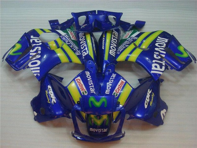 Cheap 1995-1998 Blue Movistar Castrol Honda CBR600 F3 Motor Bike Fairings Cheap 1995-1998 Blue Movistar Castrol Honda CBR600 F3 Motor Bike Fairings