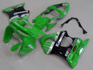 Cheap 1998-1999 Green Black Kawasaki ZX6R Motorbike Fairing