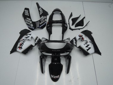 Cheap 1998-1999 Black West Kawasaki ZX9R Bike Fairing