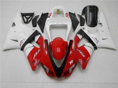 Cheap 1998-1999 Red White Yamaha YZF R1 Motorcycle Replacement Fairings