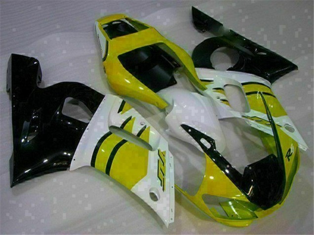 Cheap 1998-2002 Yellow White Yamaha YZF R6 Motorcycle Fairings Kits Cheap 1998-2002 Yellow White Yamaha YZF R6 Motorcycle Fairings Kits