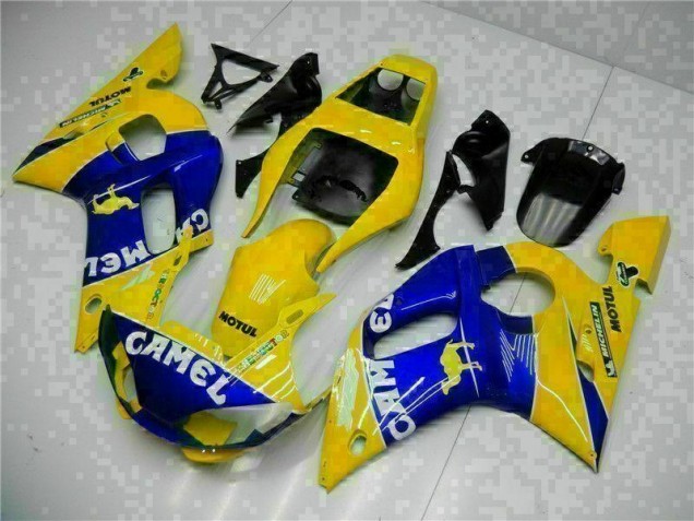 Cheap 1998-2002 Yellow Blue Yamaha YZF R6 Moto Fairings Cheap 1998-2002 Yellow Blue Yamaha YZF R6 Moto Fairings