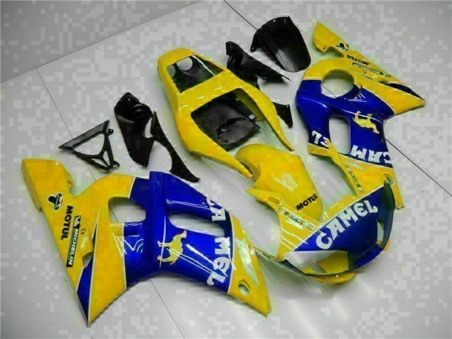 Cheap 1998-2002 Yellow Blue Yamaha YZF R6 Moto Fairings Cheap 1998-2002 Yellow Blue Yamaha YZF R6 Moto Fairings