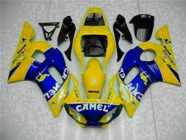 Cheap 1998-2002 Yellow Blue Yamaha YZF R6 Moto Fairings Cheap 1998-2002 Yellow Blue Yamaha YZF R6 Moto Fairings