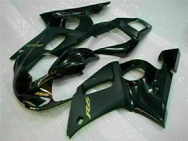 Cheap 1998-2002 Black Yamaha YZF R6 Motorcycle Replacement Fairings Cheap 1998-2002 Black Yamaha YZF R6 Motorcycle Replacement Fairings