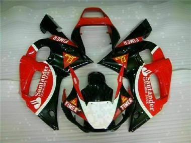 Cheap 1998-2002 Red Black Yamaha YZF R6 Motorcyle Fairings