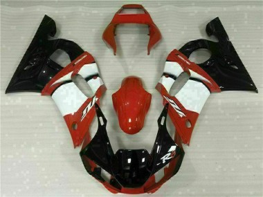 Cheap 1998-2002 Red White Yamaha YZF R6 Motor Fairings