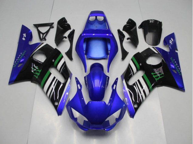 Cheap 1998-2002 Blue Monster Yamaha YZF R6 Motor Bike Fairings Cheap 1998-2002 Blue Monster Yamaha YZF R6 Motor Bike Fairings