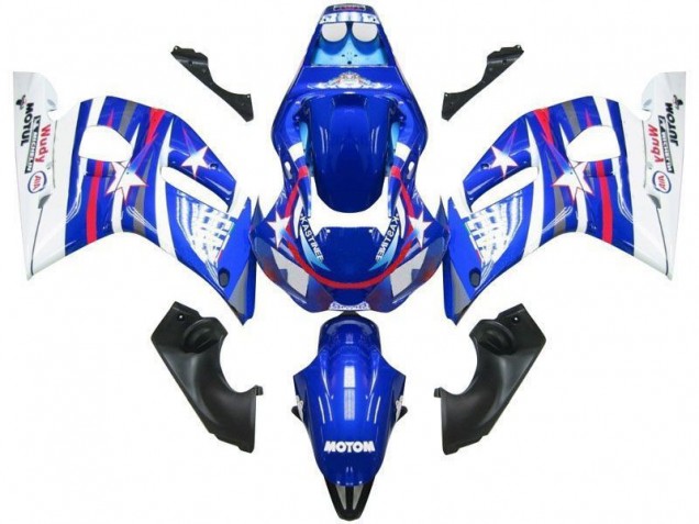 Cheap 1998-2002 Blue White Star Fiat Yamaha YZF R6 Motorcyle Fairings Cheap 1998-2002 Blue White Star Fiat Yamaha YZF R6 Motorcyle Fairings