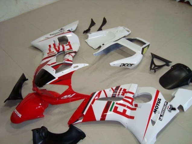 Cheap 1998-2002 White Red Fiat Motul Acer Yamaha YZF R6 Motorcycle Fairing Kit Cheap 1998-2002 White Red Fiat Motul Acer Yamaha YZF R6 Motorcycle Fairing Kit