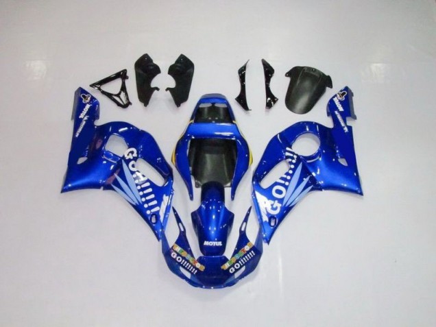 Cheap 1998-2002 Blue White Go Motul Yamaha YZF R6 Motorcycle Bodywork Cheap 1998-2002 Blue White Go Motul Yamaha YZF R6 Motorcycle Bodywork