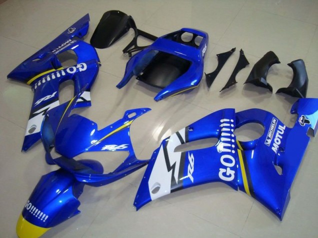 Cheap 1998-2002 Blue Go Motul Yamaha YZF R6 Motorbike Fairing Kits