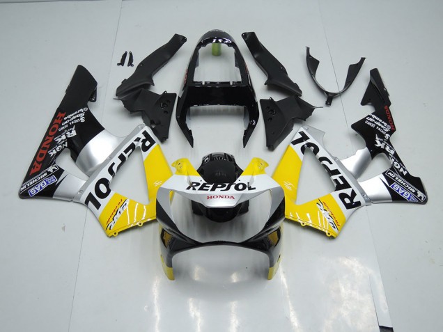 Cheap 2000-2001 Yellow Silver Black Repsol Honda CBR900RR 929 Motor Bike Fairings Cheap 2000-2001 Yellow Silver Black Repsol Honda CBR900RR 929 Motor Bike Fairings