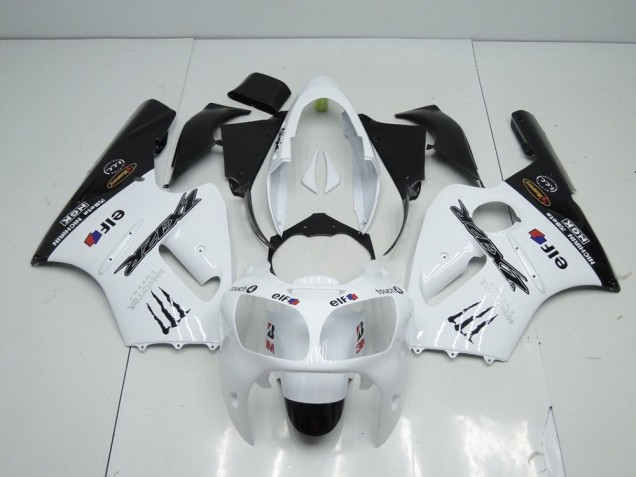Cheap 2000-2001 White Monster Kawasaki ZX12R Bike Fairing Cheap 2000-2001 White Monster Kawasaki ZX12R Bike Fairing