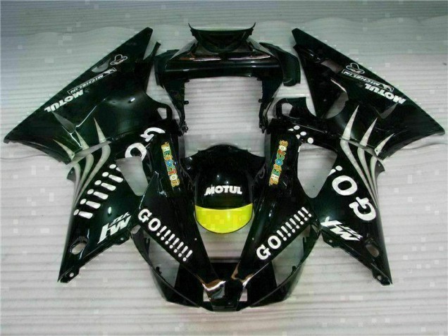 Cheap 2000-2001 Black Yamaha YZF R1 Bike Fairing Cheap 2000-2001 Black Yamaha YZF R1 Bike Fairing