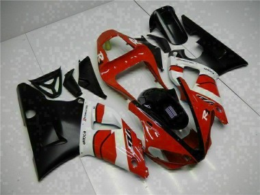 Cheap 2000-2001 Red Black Yamaha YZF R1 Motorbike Fairing Kits