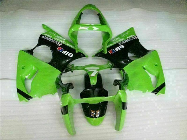 Cheap 2000-2002 Green Black Kawasaki ZX6R Bike Fairings Cheap 2000-2002 Green Black Kawasaki ZX6R Bike Fairings