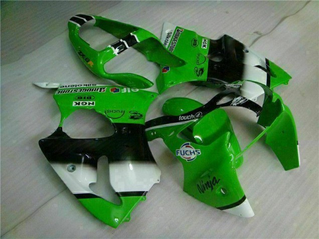 Cheap 2000-2002 Green Black Kawasaki ZX6R Motorbike Fairing Cheap 2000-2002 Green Black Kawasaki ZX6R Motorbike Fairing