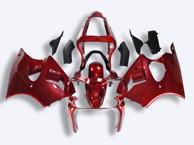 Cheap 2000-2002 Red Kawasaki ZX6R Motorcycle Fairings Cheap 2000-2002 Red Kawasaki ZX6R Motorcycle Fairings