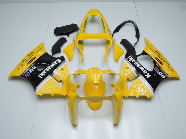 Cheap 2000-2002 Yellow Arrow Kawasaki ZX6R Motorcylce Fairings Cheap 2000-2002 Yellow Arrow Kawasaki ZX6R Motorcylce Fairings