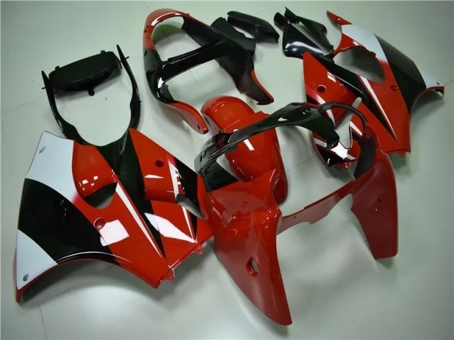 Cheap 2000-2002 Red Black White Kawasaki ZX6R Bike Fairings Cheap 2000-2002 Red Black White Kawasaki ZX6R Bike Fairings