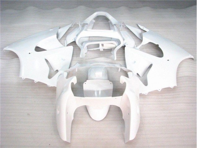 Cheap 2000-2002 Glossy White Kawasaki ZX6R Bike Fairing Cheap 2000-2002 Glossy White Kawasaki ZX6R Bike Fairing