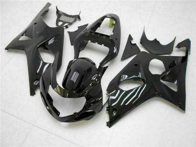 Cheap 2000-2002 Glossy Black Suzuki GSXR 1000 Motorbike Fairing