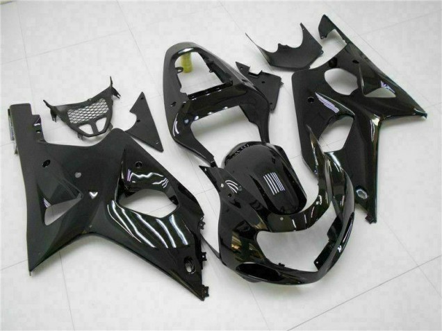 Cheap 2000-2002 Glossy Black Suzuki GSXR 1000 Motorbike Fairing
