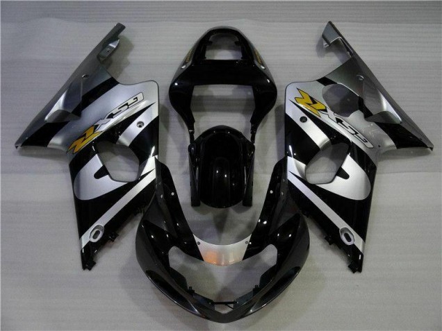 Cheap 2000-2002 Silver Black Suzuki GSXR 1000 Motor Fairings Cheap 2000-2002 Silver Black Suzuki GSXR 1000 Motor Fairings