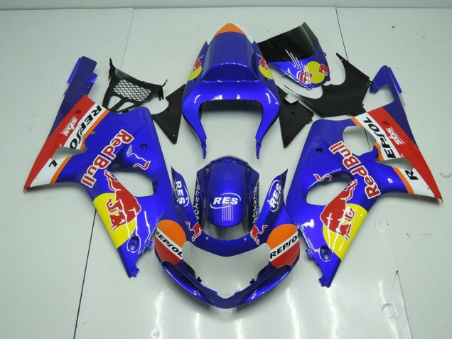 Cheap 2000-2002 Blue Red Bull Suzuki GSXR 1000 Motorbike Fairing Kits Cheap 2000-2002 Blue Red Bull Suzuki GSXR 1000 Motorbike Fairing Kits