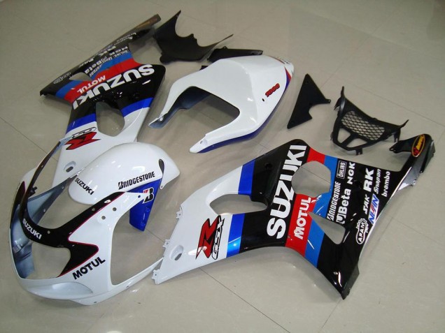 Cheap 2000-2002 Black White Blue Suzuki GSXR 1000 Moto Fairings Cheap 2000-2002 Black White Blue Suzuki GSXR 1000 Moto Fairings