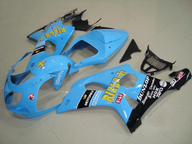 Cheap 2000-2002 Light Blue Black Suzuki GSXR 1000 Motor Fairings Cheap 2000-2002 Light Blue Black Suzuki GSXR 1000 Motor Fairings