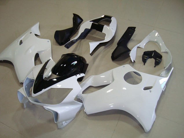 Cheap 2001-2003 White with Black Stripe Honda CBR600 F4i Motorcycle Fairing Kits Cheap 2001-2003 White with Black Stripe Honda CBR600 F4i Motorcycle Fairing Kits