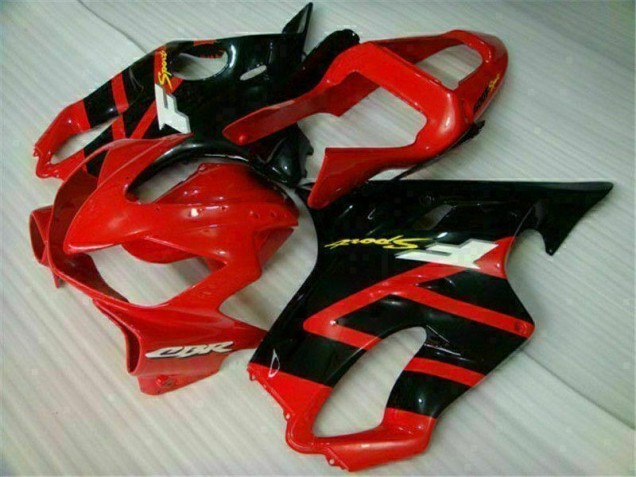 Cheap 2001-2003 Red Black Honda CBR600 F4i Motorcycle Fairings Kits