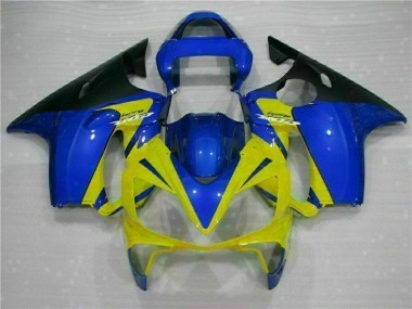Cheap 2001-2003 Honda CBR600 F4i Motorcycle Fairings MF1517 - Yellow Blue
