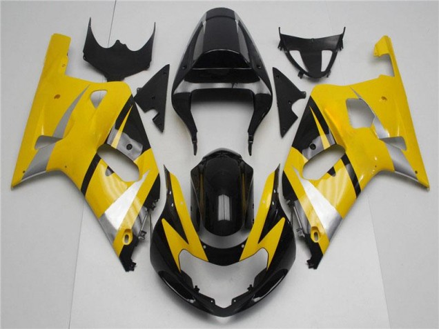 Cheap 2001-2003 Yellow Black Suzuki GSXR 600/750 Bike Fairings Cheap 2001-2003 Yellow Black Suzuki GSXR 600/750 Bike Fairings