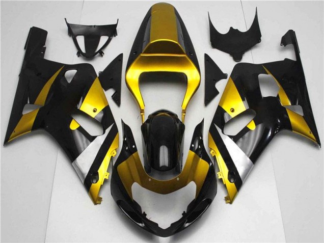 Cheap 2001-2003 Gold Black Suzuki GSXR 600/750 Bike Fairing Cheap 2001-2003 Gold Black Suzuki GSXR 600/750 Bike Fairing