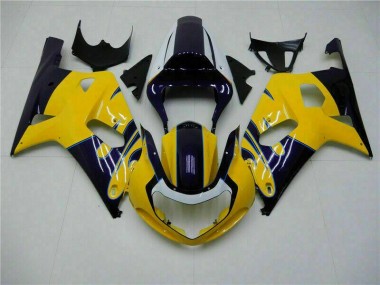 Cheap 2001-2003 Yellow Suzuki GSXR 600/750 Bike Fairings