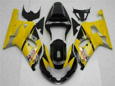 Cheap 2001-2003 Yellow Suzuki GSXR 600/750 Replacement Motorcycle Fairings