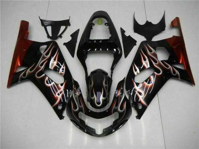 Cheap 2001-2003 Black Suzuki GSXR 600/750 Motorcycle Bodywork Cheap 2001-2003 Black Suzuki GSXR 600/750 Motorcycle Bodywork