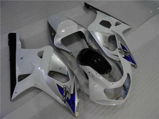Cheap 2001-2003 White Silver Suzuki GSXR 600/750 Bike Fairings Cheap 2001-2003 White Silver Suzuki GSXR 600/750 Bike Fairings