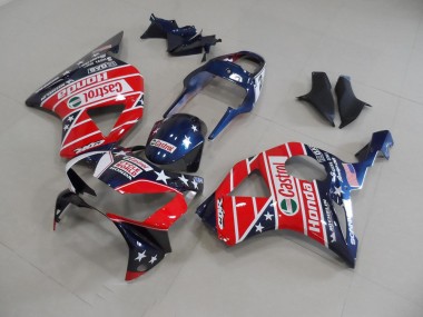 Cheap 2002-2003 Dark Blue Star Honda CBR900RR 954 Motorbike Fairing Kits