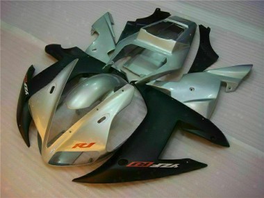 Cheap 2002-2003 Silver Yamaha YZF R1 Replacement Motorcycle Fairings