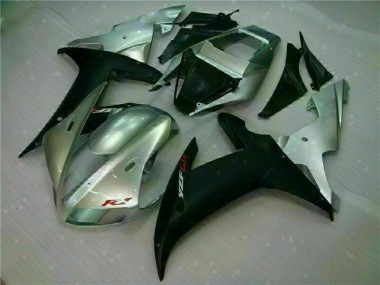 Cheap 2002-2003 Silver Black Yamaha YZF R1 Motorbike Fairing Kits